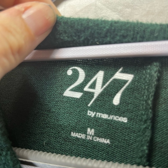 Maurices Forest Green 24/7 Top - Picture 3 of 5